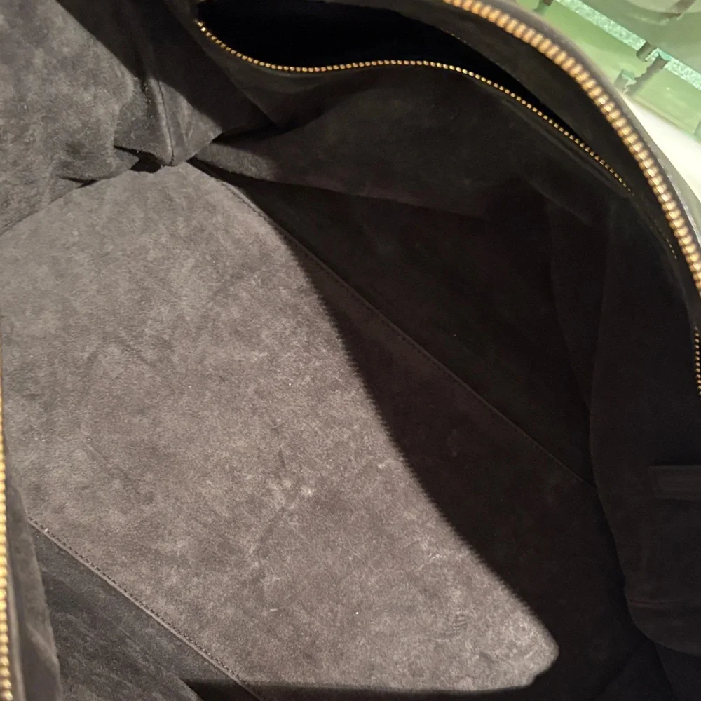 Saint Laurent Charcoal Duffel Bag